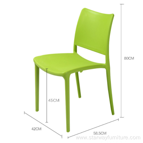 Cheap Classic PP Plastic Stacking Outdoor Garden Chair